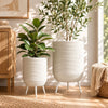 Bramble Metal Floor Planters, S2