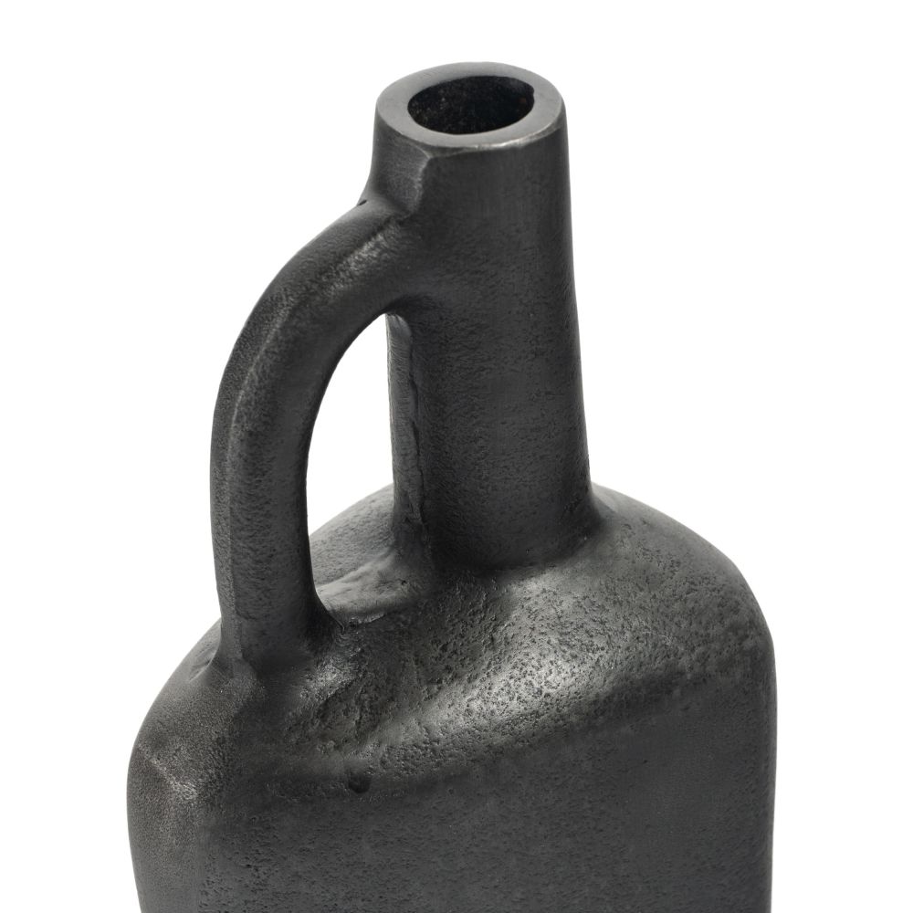 Miller Metal Vase, Small Grey-thumbmail-2