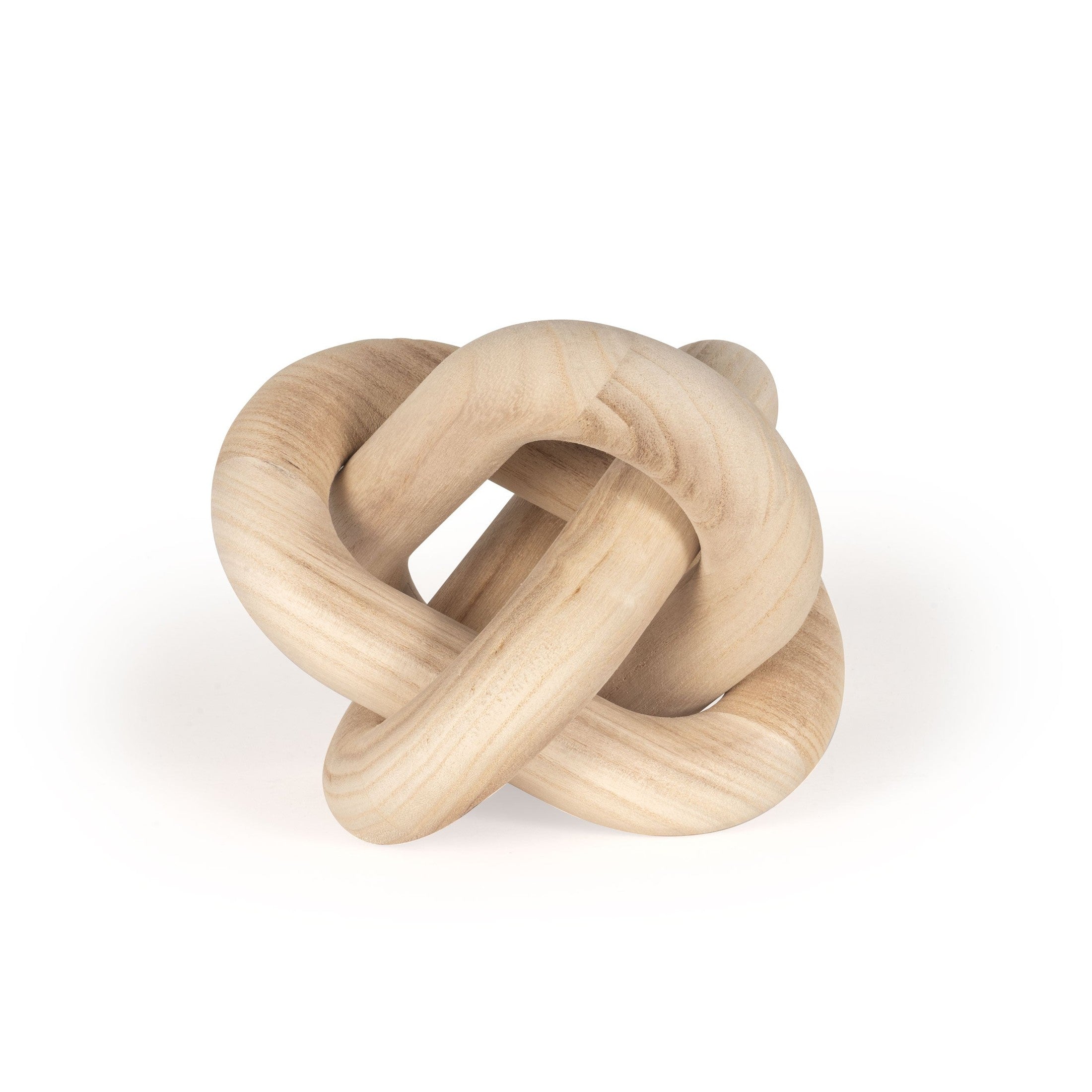 Daxton Decorative Wood Sculpture, Small Light Brown 04-01127-thumbmail-1