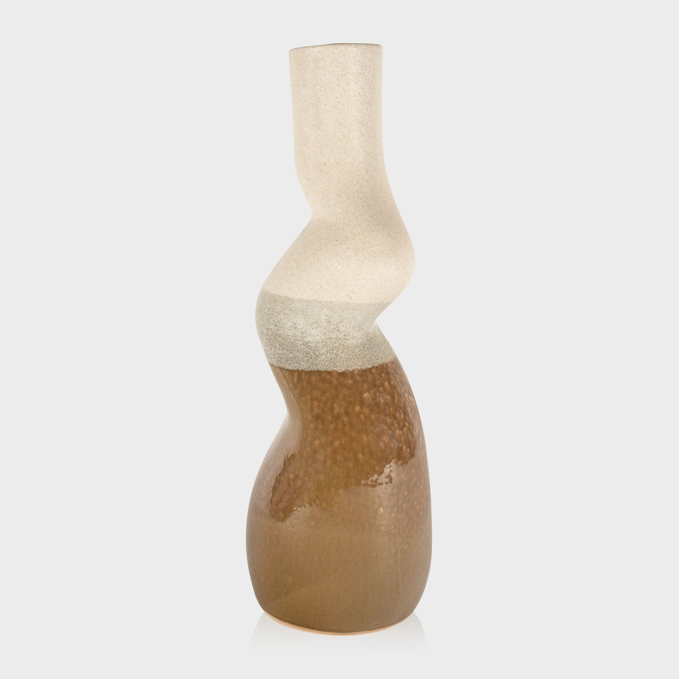 Montego Ceramic Floor Vase, Small-thumbmail-1