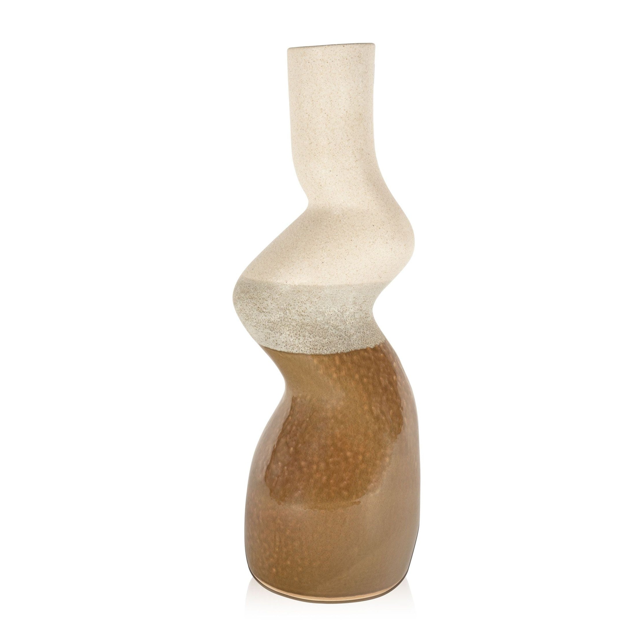 Montego Ceramic Floor Vase, Small-thumbmail-3