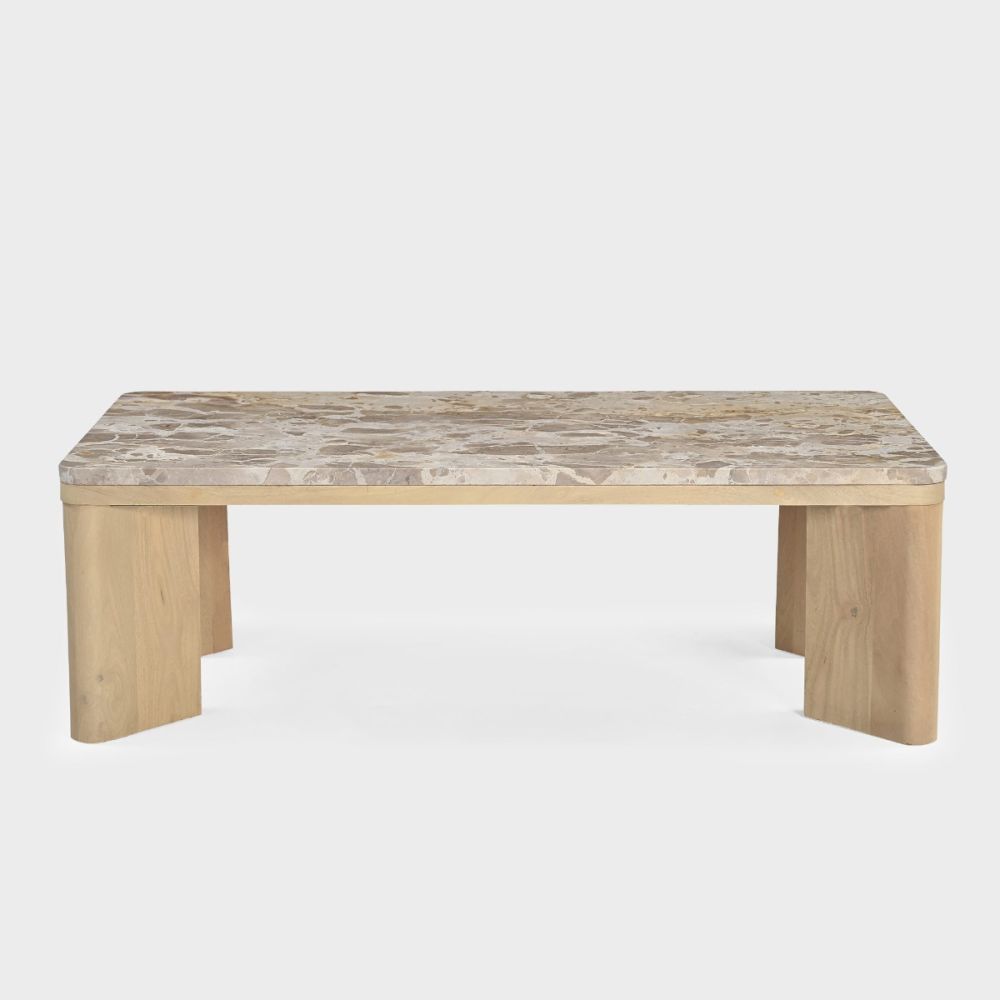 Celeste Coffee Table, with Marble Top-thumbmail-1