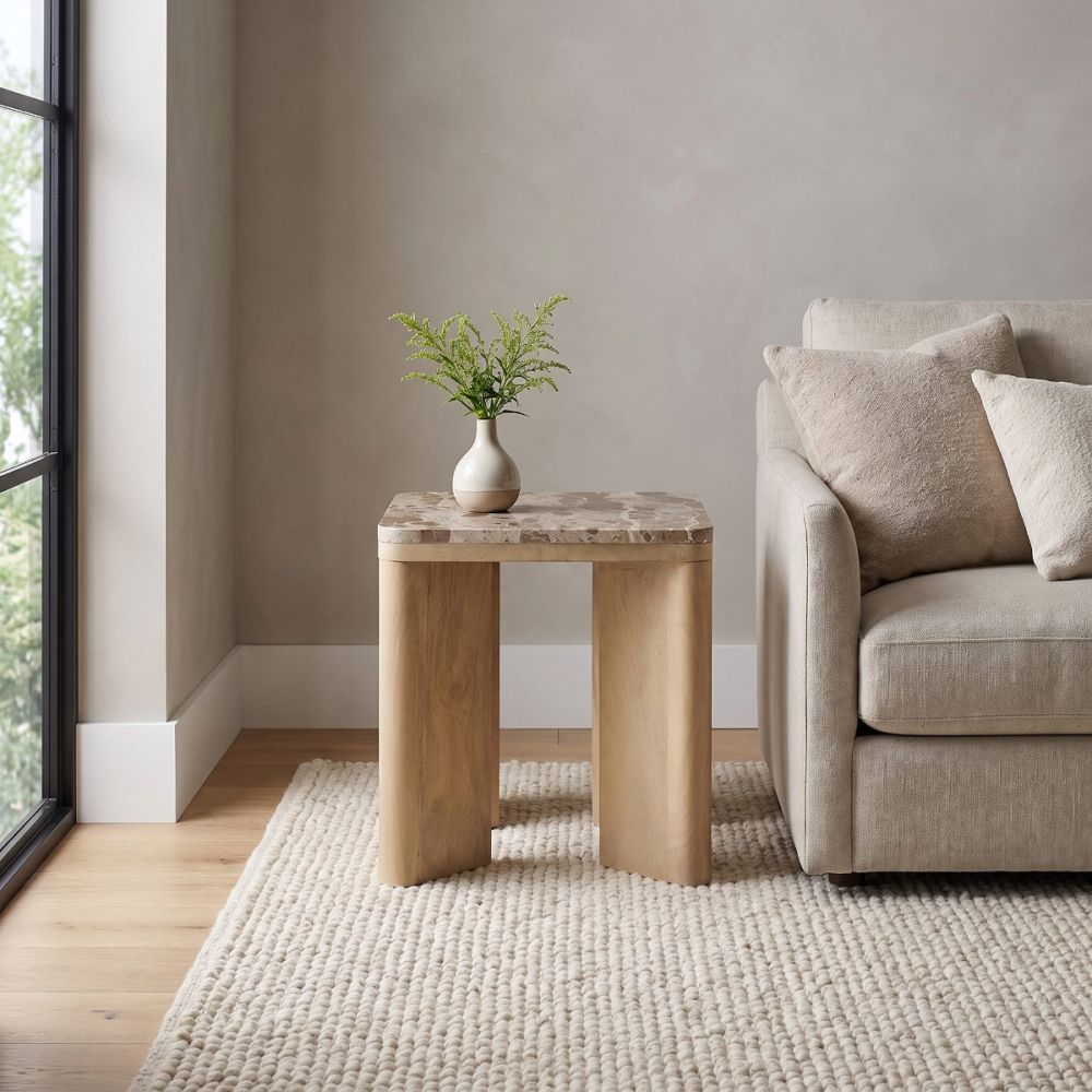 Celeste End Table, with Marble Top-thumbmail-2