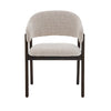 Fiol Dining Chair – Beige Upholstery & Dirty Oak Wood Frame