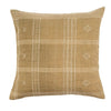 20x20 Bhujodi Wool Handloom Pillow, Beige