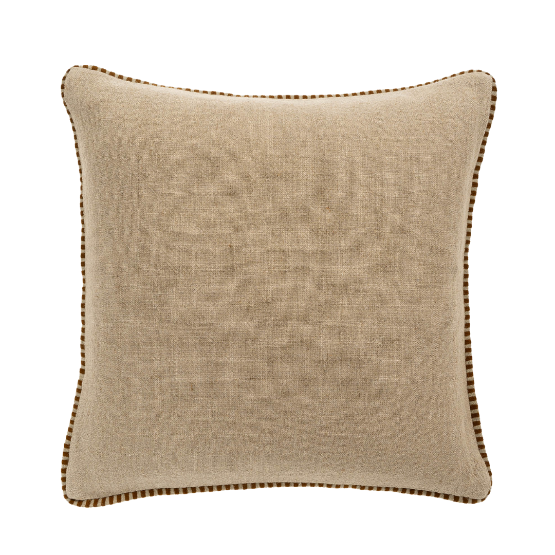 20x20 Honfleur Linen Pillow, Sienna