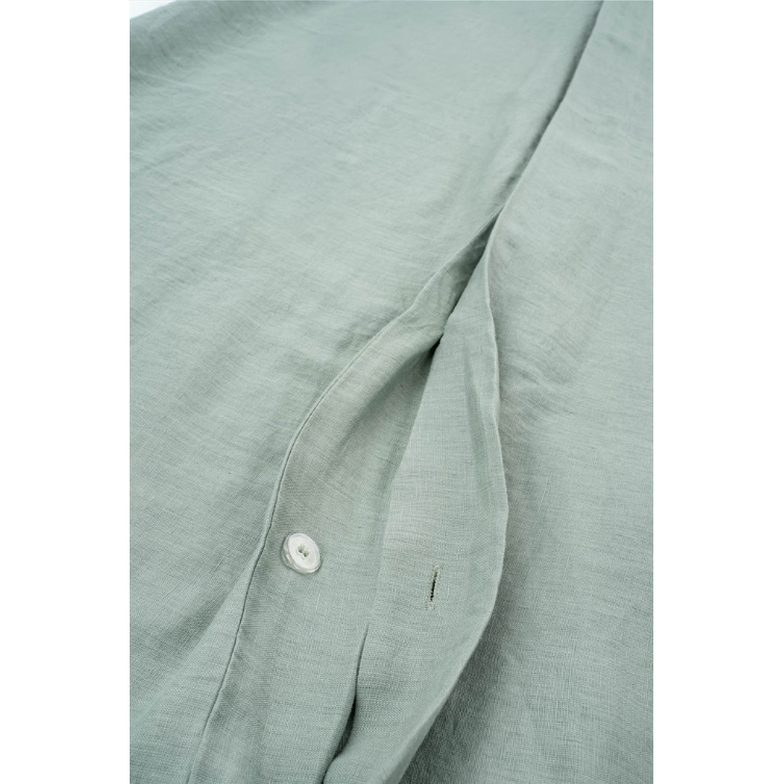 Reverie Linen Queen Duvet Set - Mist