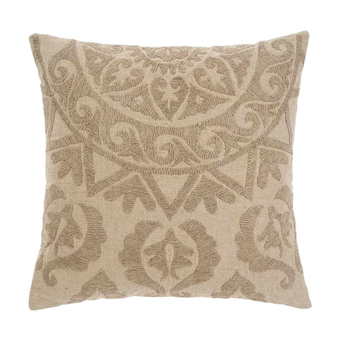 20x20 Linen Suzani Pillow