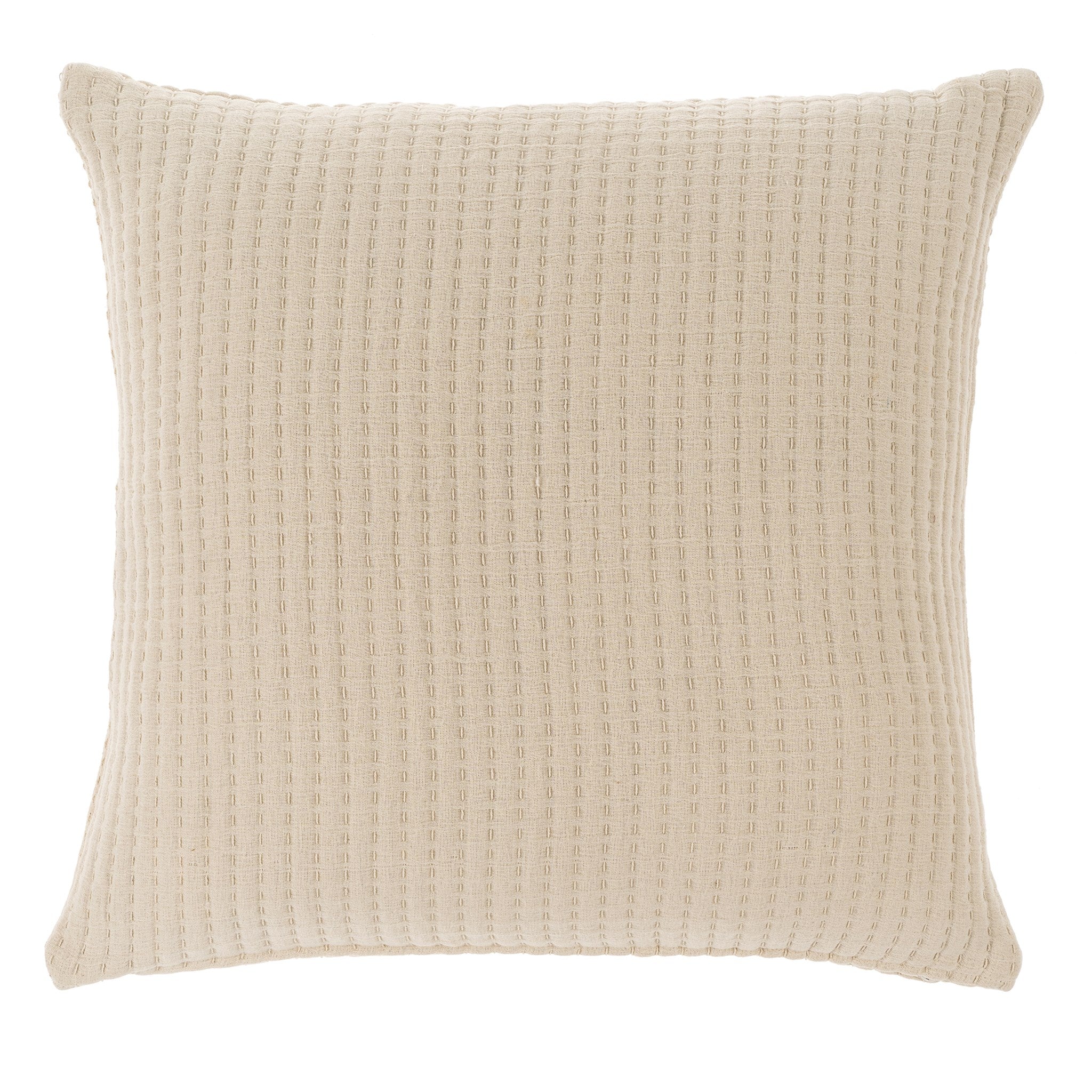 Kantha-Stitch Pillow Cream-thumbmail-1