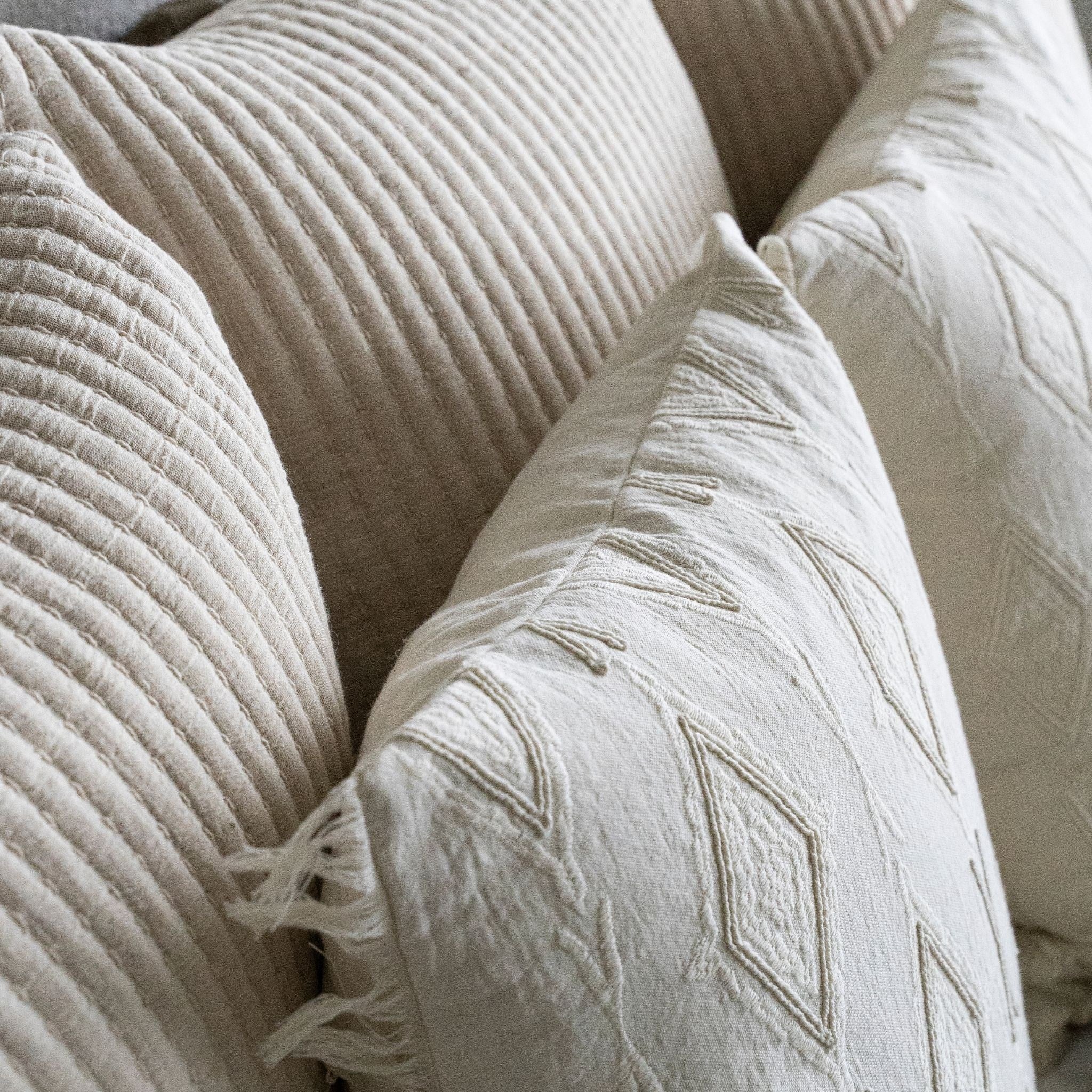 Kantha-Stitch Pillow Cream-thumbmail-3