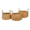 Sable Seagrass Baskets S/3