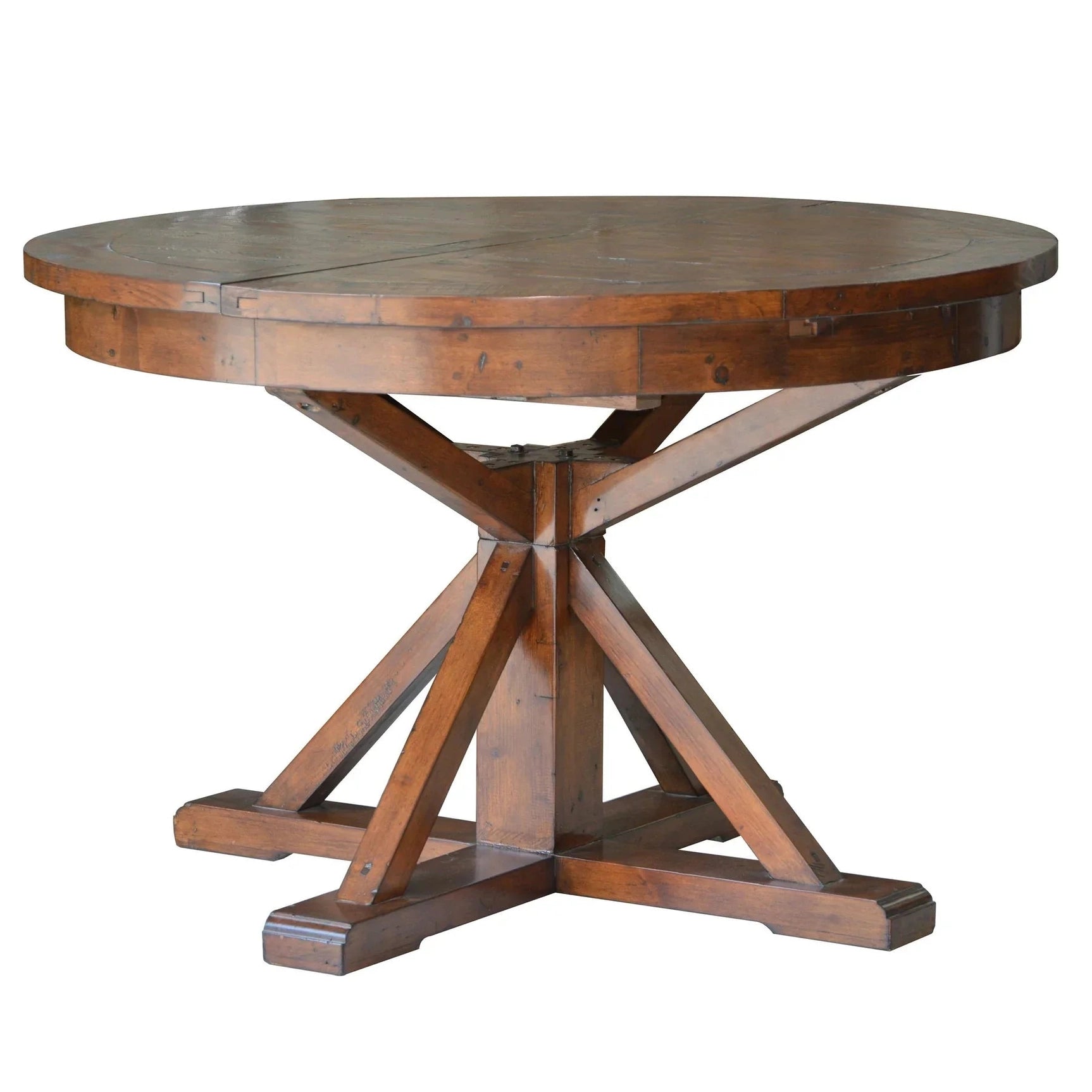 Irish Coast Round 47/63" Extension Dining Table - African Dusk