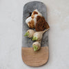 Marble & Mango Wood Serving Board, Grey & Natural