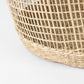 Bowie Medium Brown Seagrass Round Basket W/ Handles