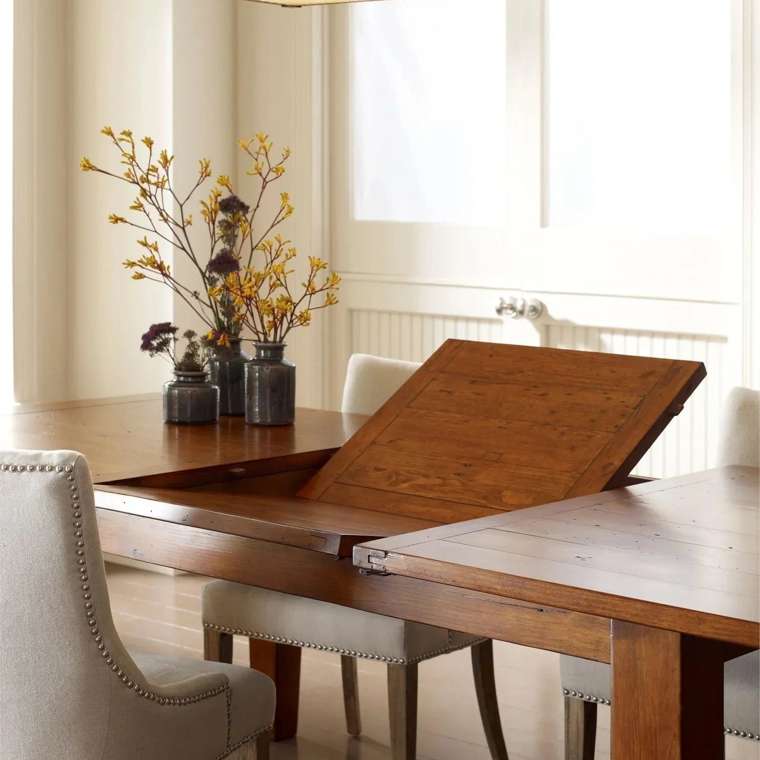 Irish Coast Regular Extension Dining Table (55"/71") - African Dusk