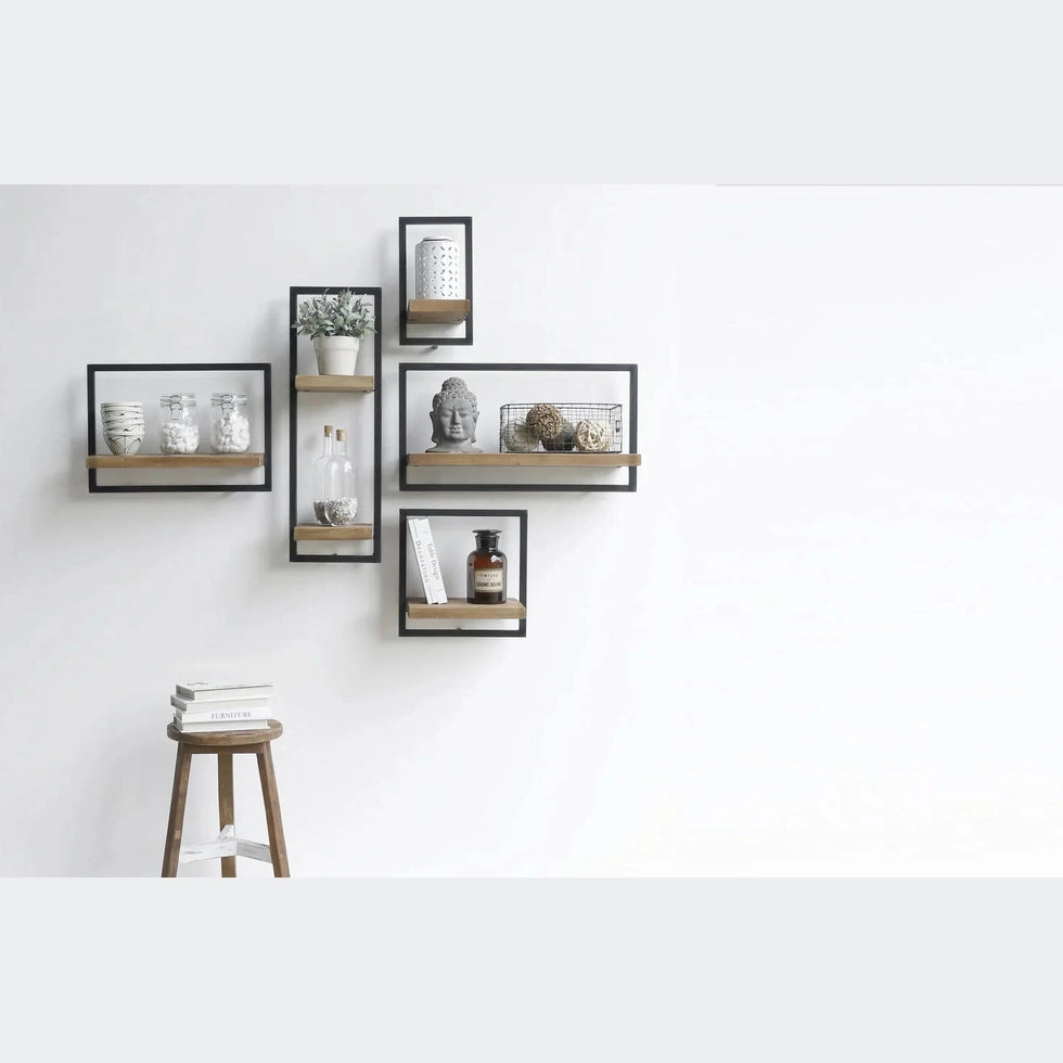 D-Bodhi Metal Frame Wall Box - Natural, Type D (1/box)