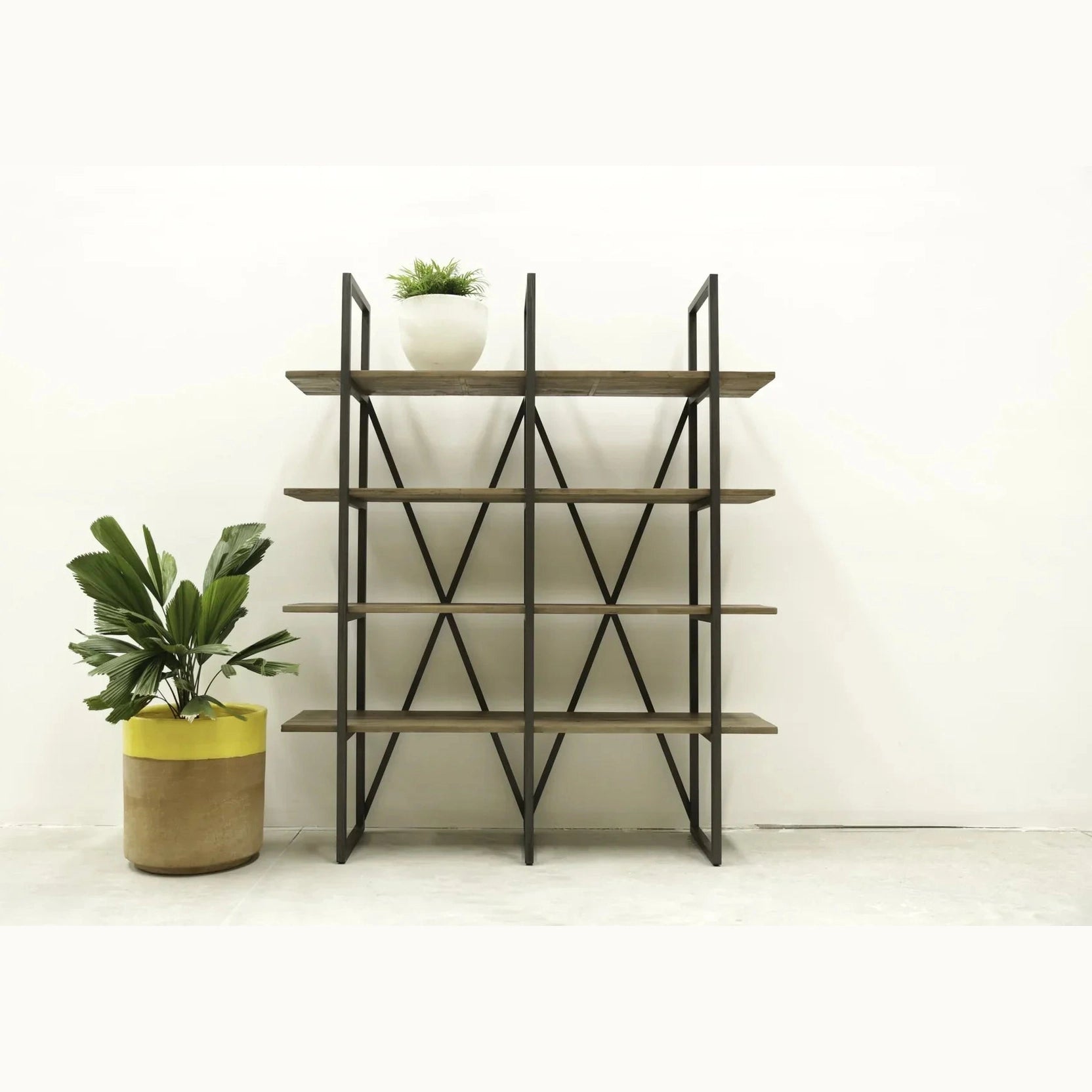 Kenya Large Cain Rack - Salvaged Grey-thumbmail-2
