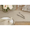 Fringed Design Stone Washed Linen Runner - Natural