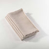 Fringe Linen Table Napkins (Set of 4) 20" - Natural