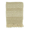 Woven Stripe Throw Blanket - Natural