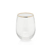 Optic Glass w/ Gold Rim