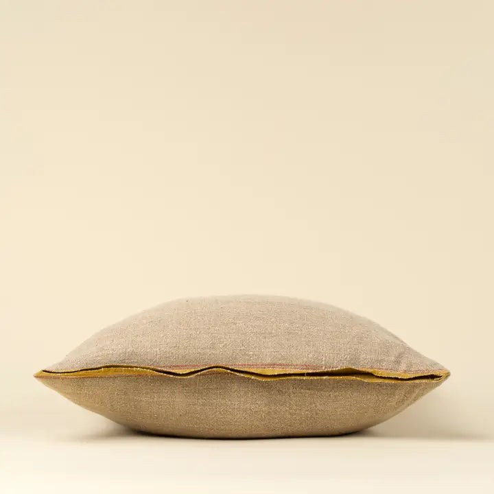 20 x 20 Selvage Linen Pillow, Sunflower-thumbmail-2
