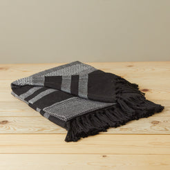 Keni Recycled Throw, Black