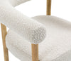 Svea Boucle Dining Chair - Cream