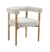 Svea Boucle Dining Chair - Cream