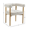 Svea Boucle Dining Chair - Cream