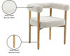 Svea Boucle Dining Chair - Cream