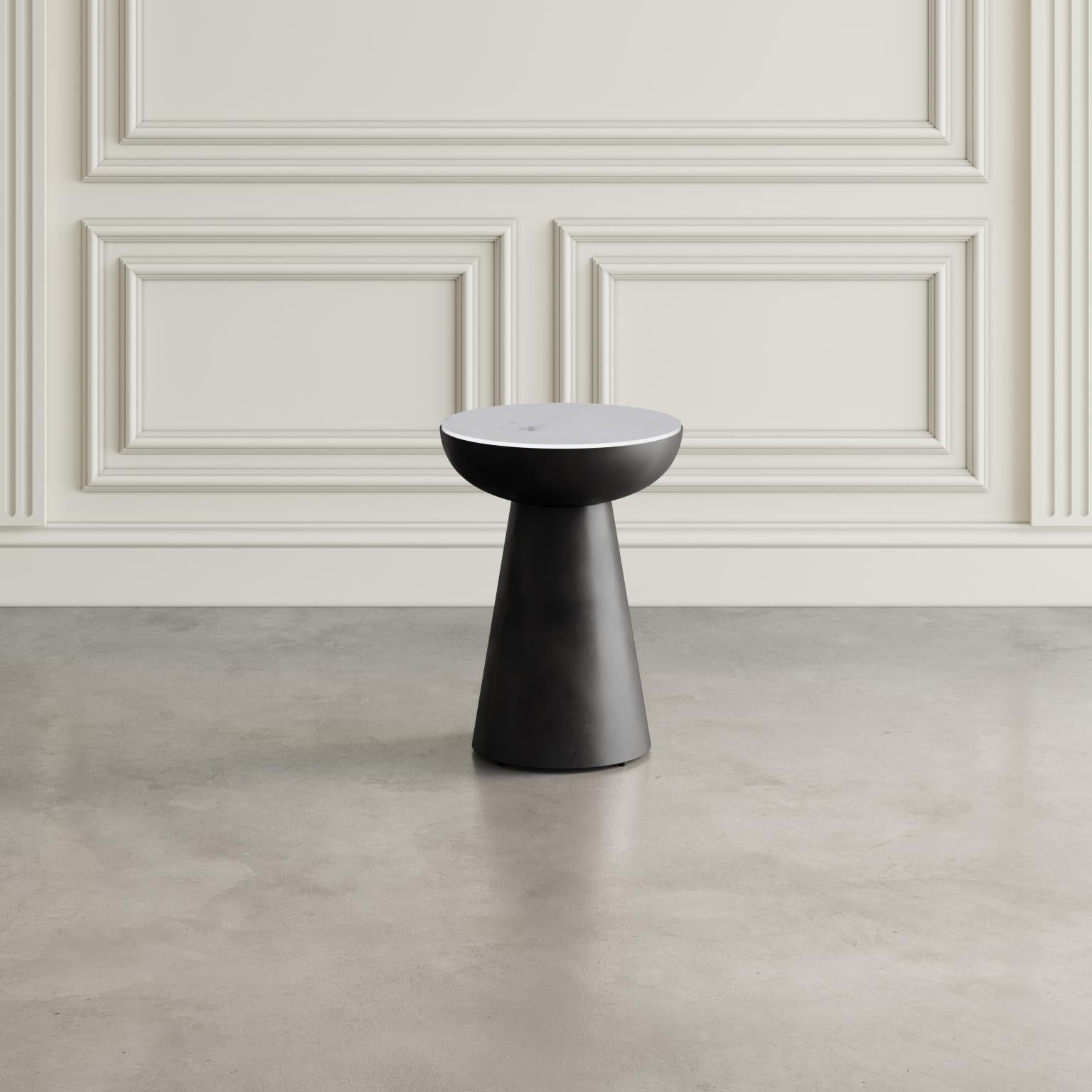 Circularity Pedestal End Table Tall