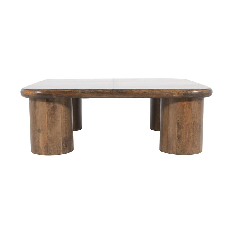Mork Solid Mango Wood Coffee Table-thumbmail-1