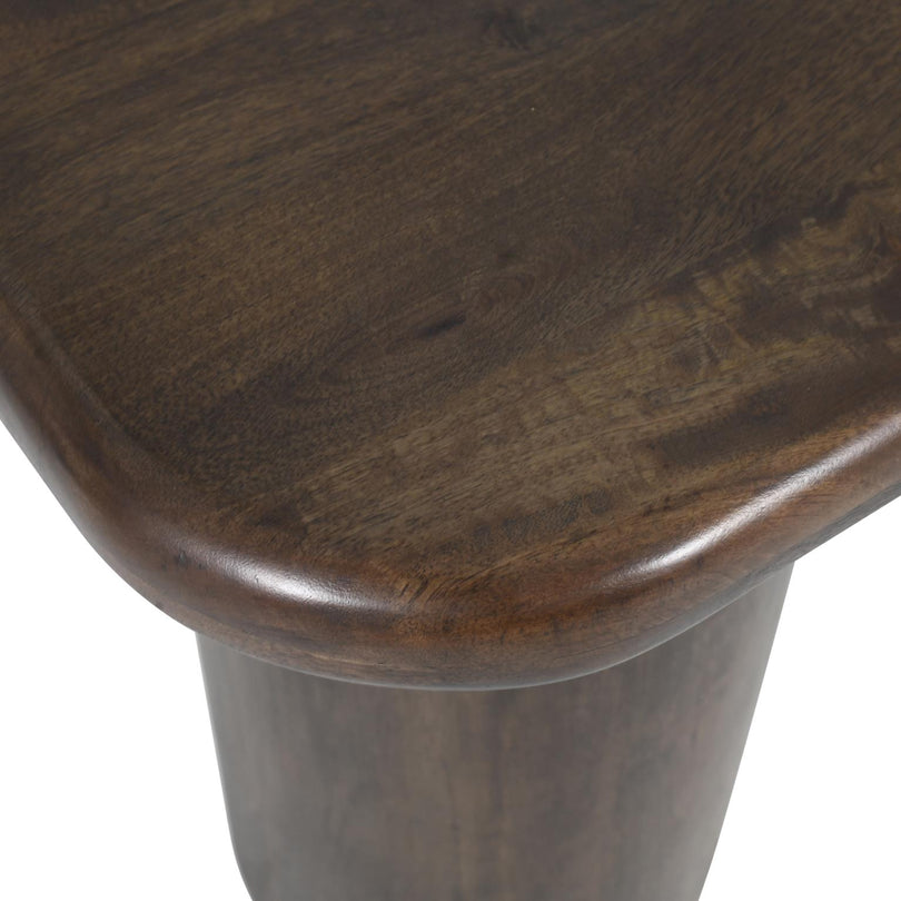 Mork Solid Mango Wood Chairside Table-thumbmail-2