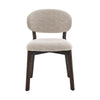 Luna Dining Chair – Upholstered Seat with Oak Wood Frame