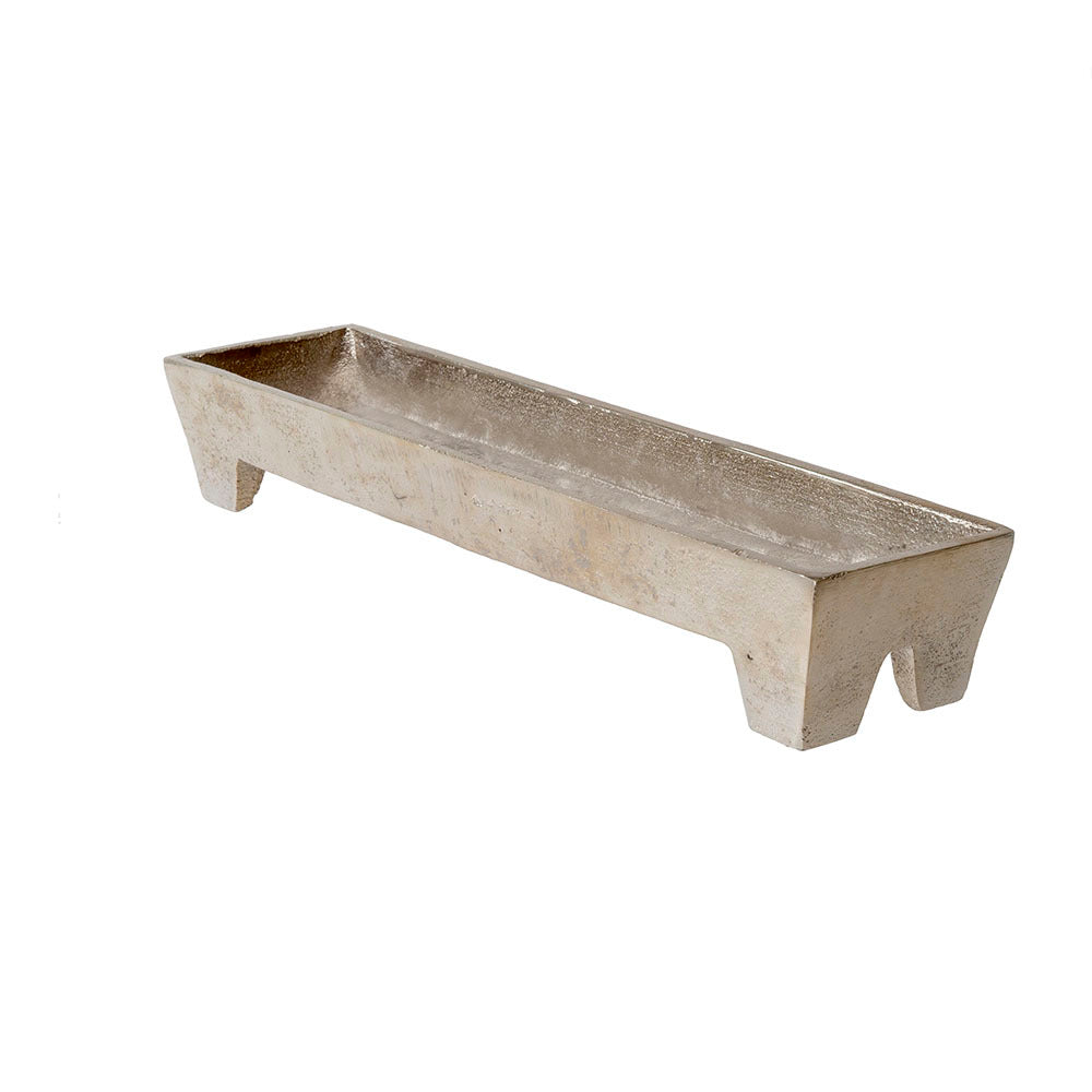Footed Tray M, Silver-thumbmail-1