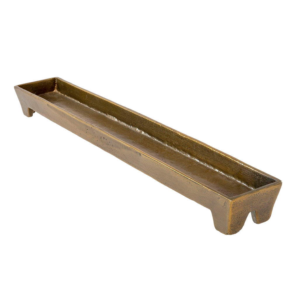 Footed Tray L, Bronze-thumbmail-1