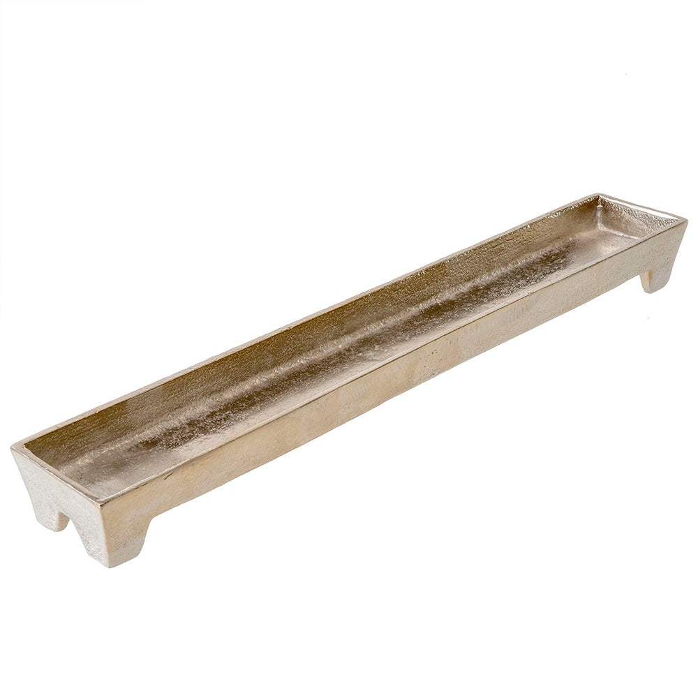 Footed Tray L, Silver-thumbmail-1
