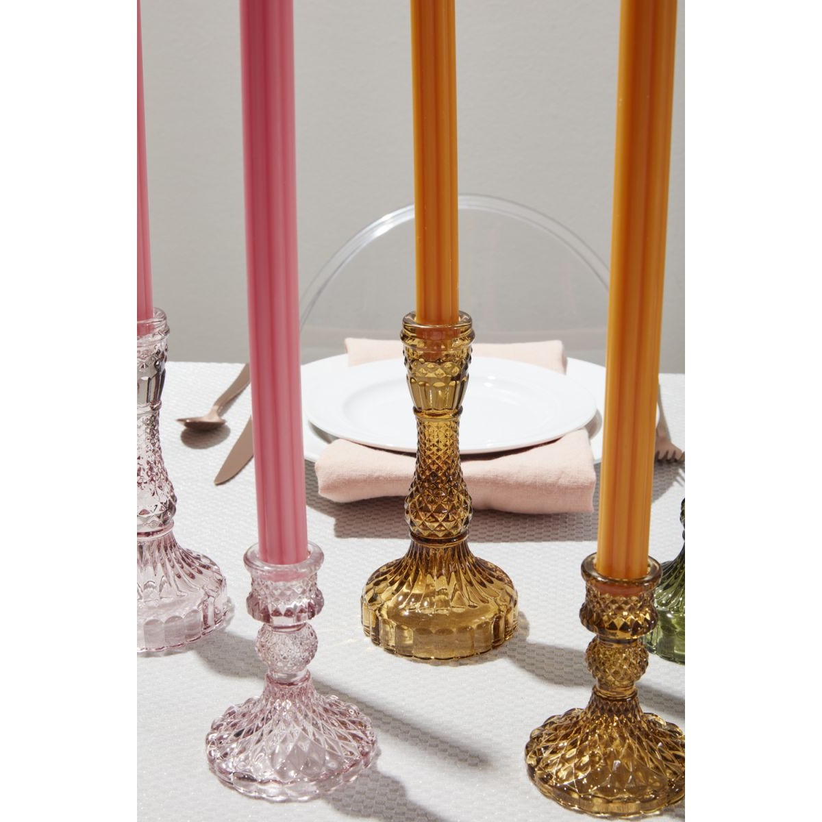 Gillian Yellow Candlestick - Large