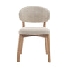 Luna Natural Oak Dining Chair - Beige