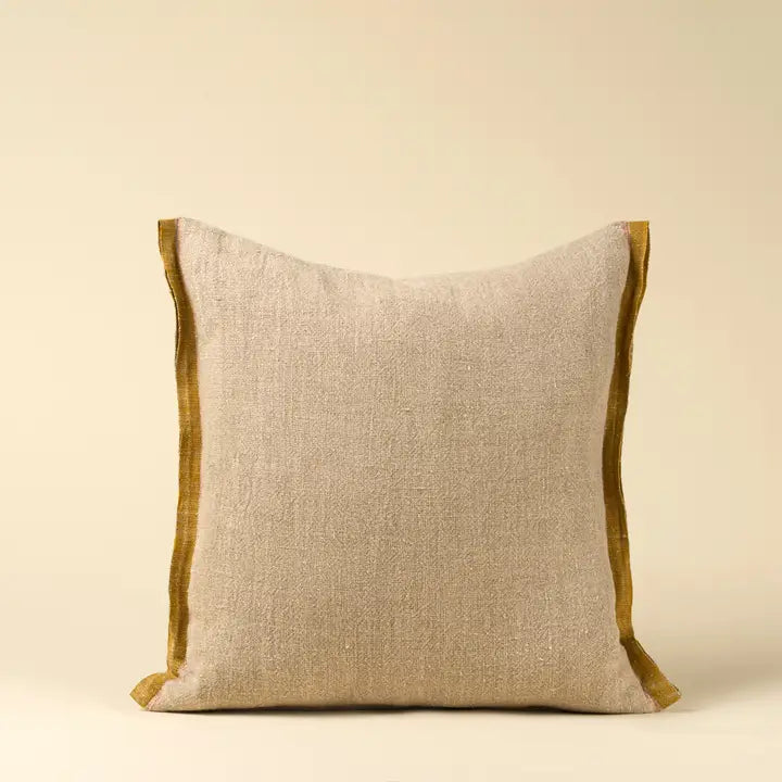20 x 20 Selvage Linen Pillow, Sunflower-thumbmail-1