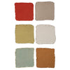 Woven Cotton Double Cloth Napkins w/ Contrasting Stitched Edge, 6 Colors, Set of 4