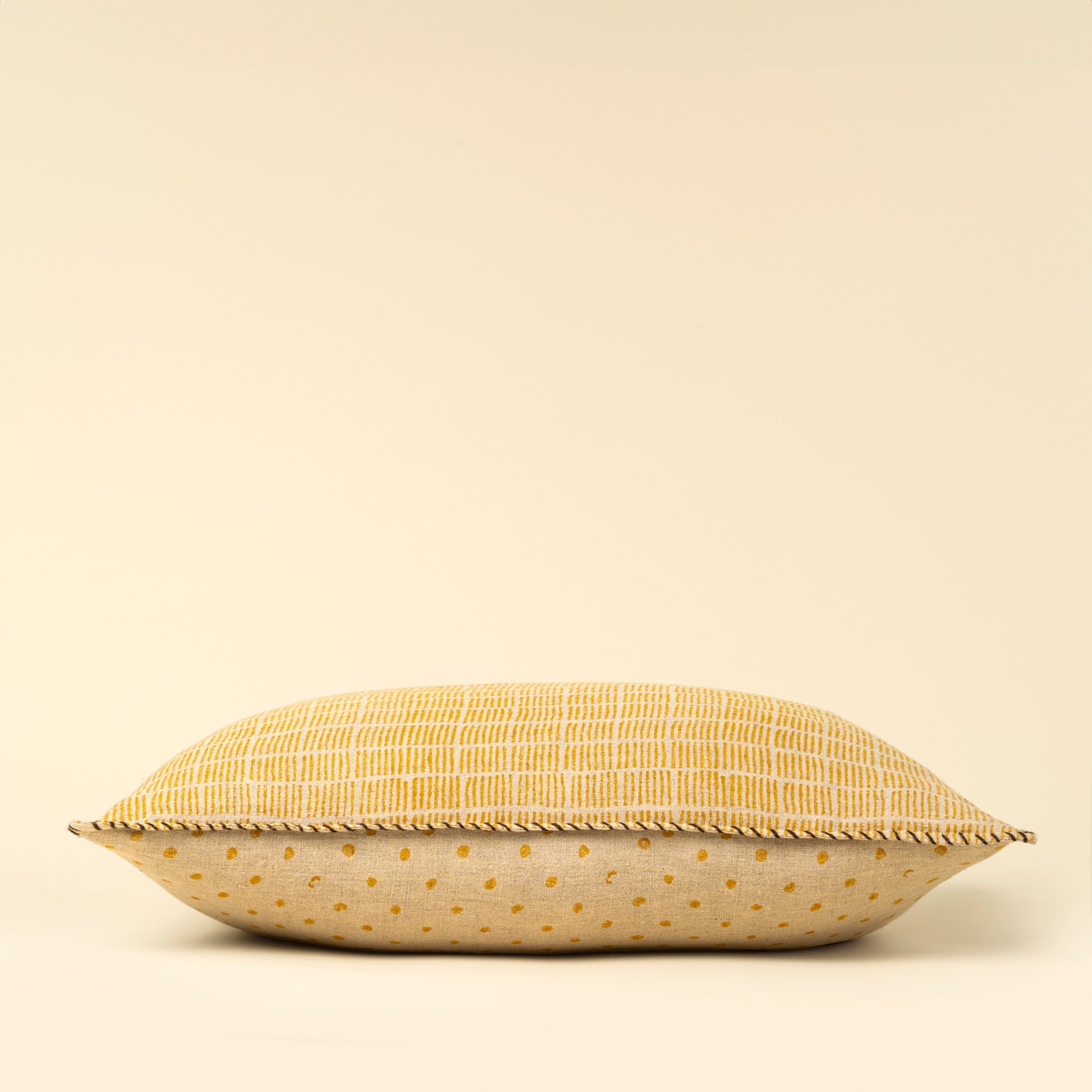 Dash & Dot Linen Pillow, 16" X 24"