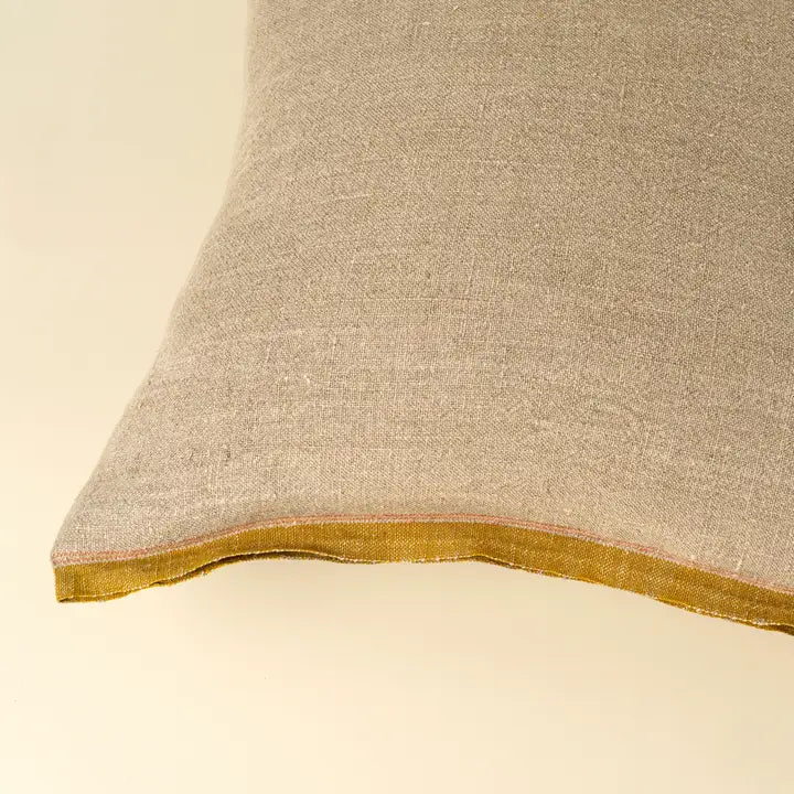 20 x 20 Selvage Linen Pillow, Sunflower-thumbmail-3