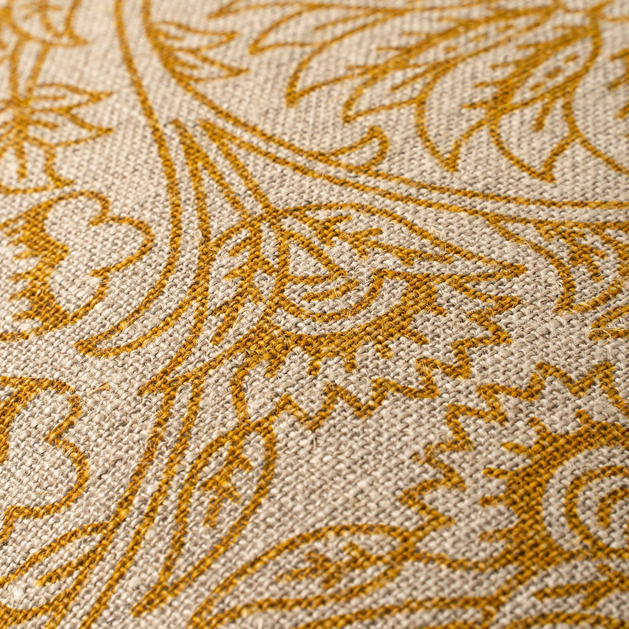 Floria Linen Pillow - Sunflower