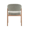Fiol Dining Chair – Mint Green Upholstery & Natural Wood Frame