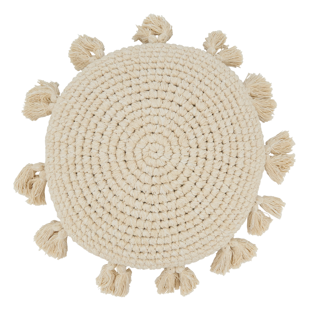 Round Tassel Pillow - Cover-thumbmail-1