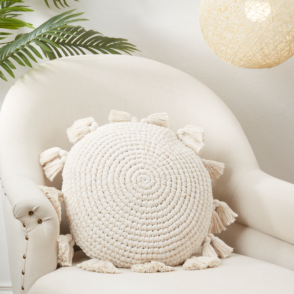 Round Tassel Pillow - Cover-thumbmail-3