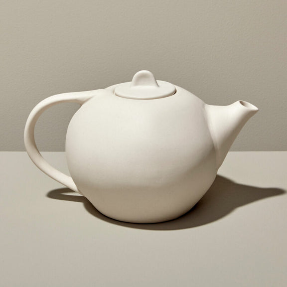 Tam Stoneware Tea Pot - Pearl