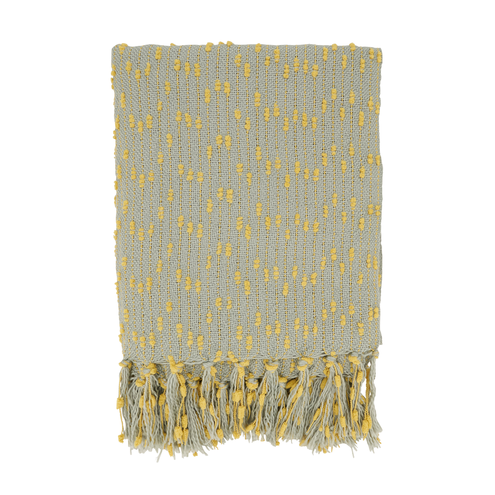 Petite Pompon Design Throw-thumbmail-1
